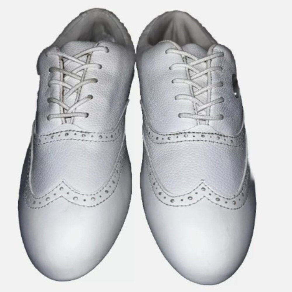 Nike Women’s Golf shoes Size US-8 Superstation Oxfords Wingtip White Leather